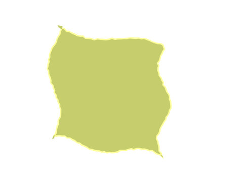 A soft olive green square pillow with rounded corners and plush texture