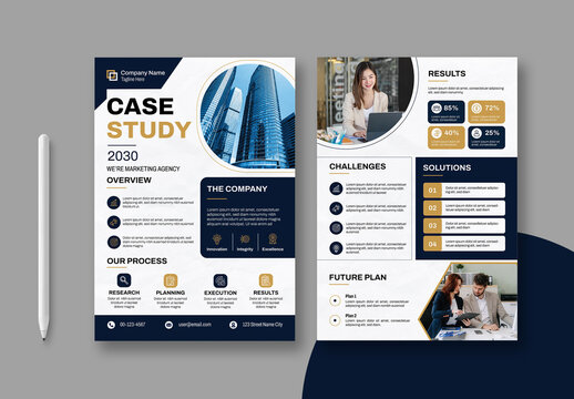 Case Study Design Template Layout