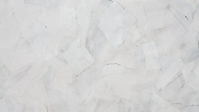 Crumpled White Paper Texture 4K Background, Slow Motion Animation