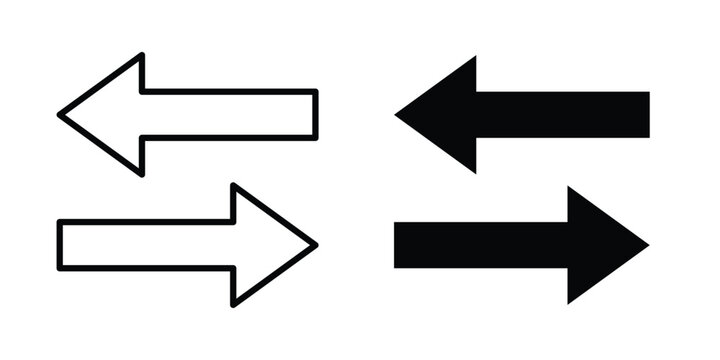 Transfer icon editable design set