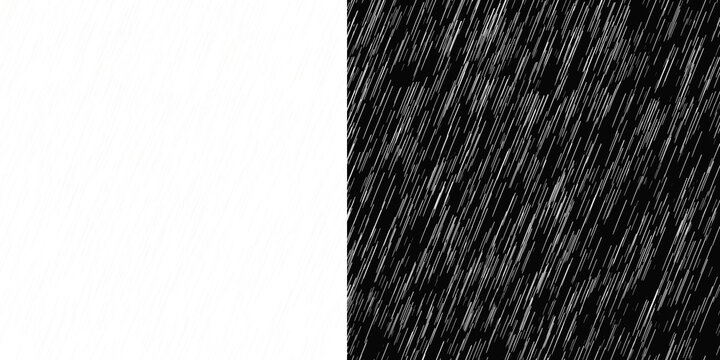 Diagonal white streaks on black background with white space on the left side on transparent background
