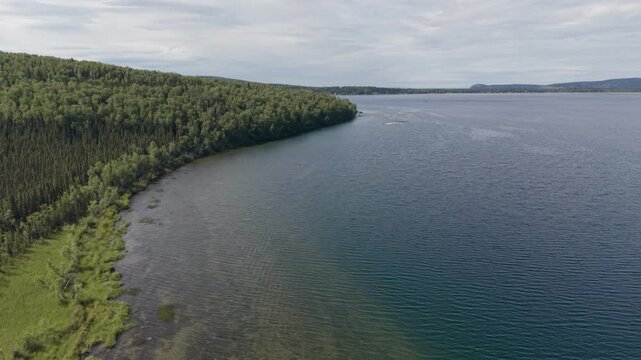 View of the lake