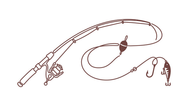 Fishing Rod Reel Line Float Hook Lure Set