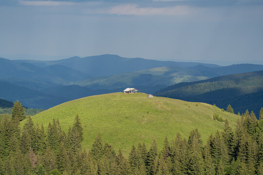 Views from the Bucegi Mountains in Romania