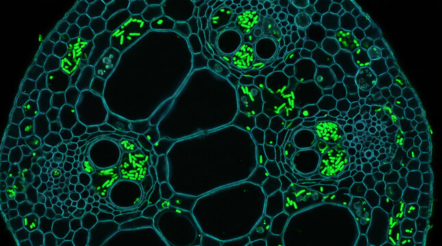 Endophytic Bacteria GFP Imaging