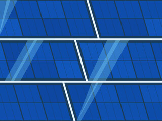 Fototapeta premium Sustainable Solar Energy Modern Tech Pattern