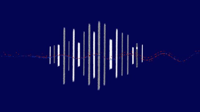 Animated Audio Equalizer Wave Motion Graphics Loop