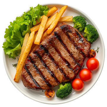 grilled beef steak