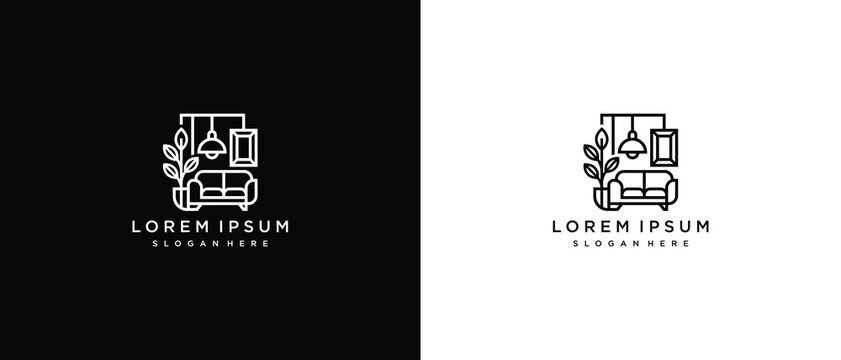 Minimalist Interior Design Logo Template