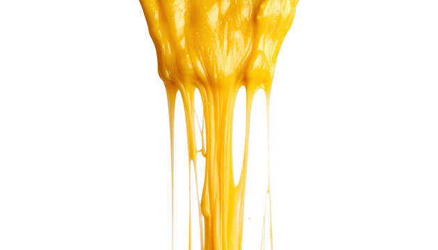 A high resolution commercial stock image of a thick layer of melted yellow cheese spr 1