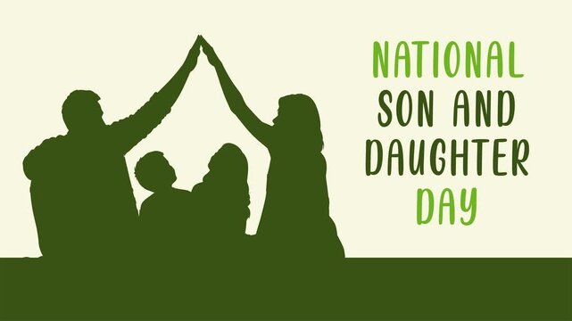 National Son and Daughter Day Social Media Motion Graphics