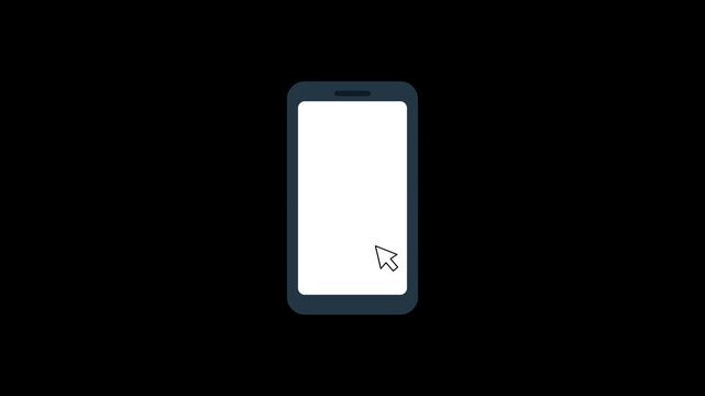 mobile animation with pay now and success buttons