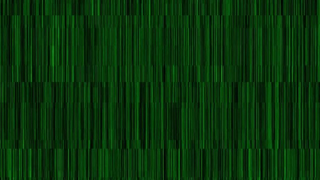 Abstract Digital Matrix Rain Overlay, Cyberpunk Falling Green Binary Code, Cinematic Hacker Cyber Security Tech Background, Seamless Loop Video.