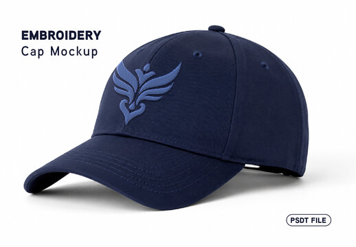 Embroidery Cap Mockup