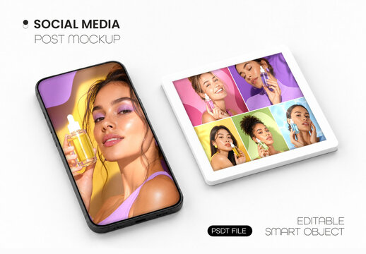 Instagram Social Media Post Mockup