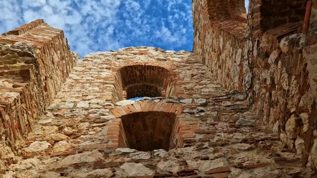 The Castle of Csesznek in Hungary