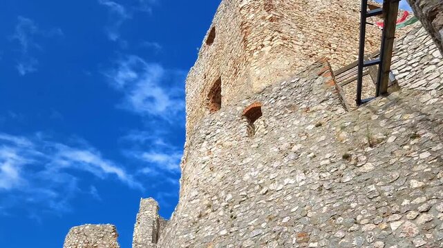The Castle of Csesznek in Hungary