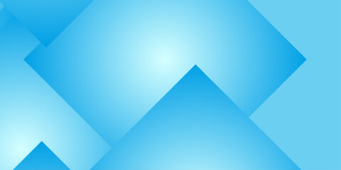 Obraz premium Abstract light blue geometric background with overlapping transparent squares and subtle glowing digital flares.