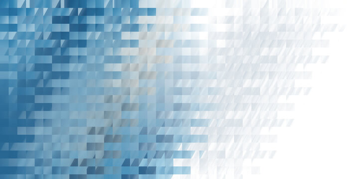 Abstract blue and white pixelated gradient background
