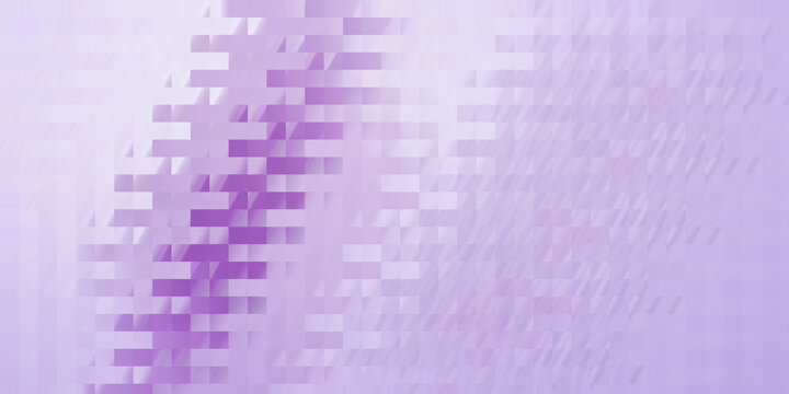 Abstract purple and white geometric pixelated background