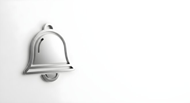 Silver Bell Alarm Notification Device.