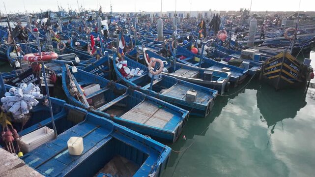 Essaouira's Blue Fishing Boats: A Glimpse into Moroccan Authenticity and Maritime Traditions