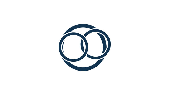 Three interlocking circles overlapping ring logo