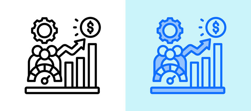 Capacity Increase lineblue icon