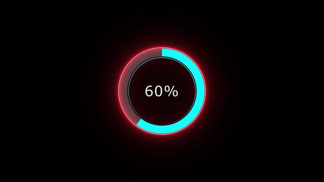 A dynamic circle loading animation, and on a black background is loading from 1 to 72 .