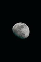 Fototapeta premium full moon over blue sky