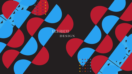 Obraz premium Abstract geometric poster cover flyer designs vector illustration