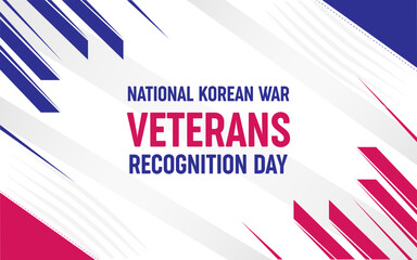Obraz premium National Korean War Veterans Armistice Day, NATIONAL KOREAN WAR VETERANS 