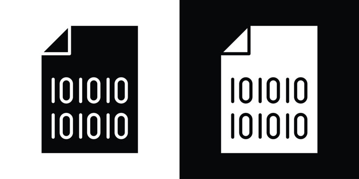 Binary code icon