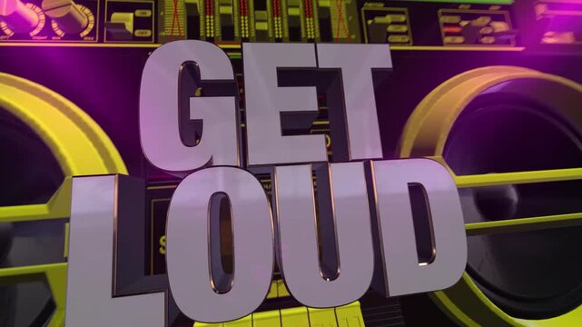 A great pump up motion graphic that would be great for any concert, sporting event, or anything else where you need to get the crowd pumped up.
