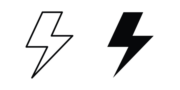 Bolt icon editable artwork group. EPS10