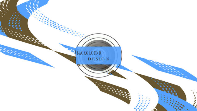 Blue and white squares geometric background