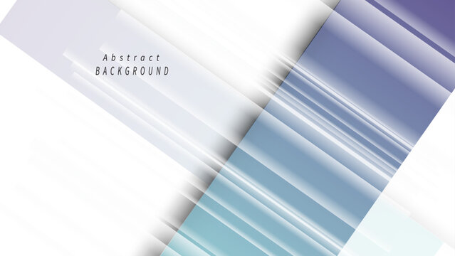 Abstract gradient blue modern geometric banner design template
