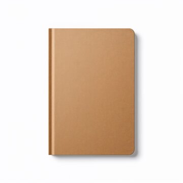 blank brown book