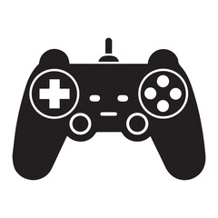 Game controller with joystick and buttons icon vector illustration © JESMIN