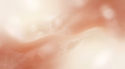 Fototapeta premium Soft peach gradient background with blurred light effects gradient abstract spectrum holographic iridescent creative