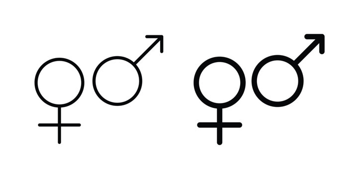 Unisex icon editable graphic bundle
