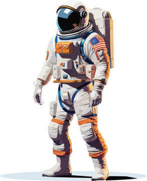 robot cyborg soldier vector