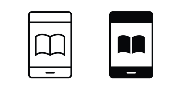 Ebook icon editable graphics bundle