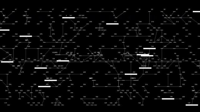 High-tech mainframe processing visualization representing artificial intelligence code, computer microchip schematics, or cyber security data. Ideal technical background asset.