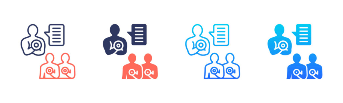 Coordination Training Icon Pack In Multiple Styles
