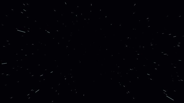 Hyperspace jump starfield warp speed moving stars night sky background