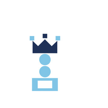 Abstract Crown Icon