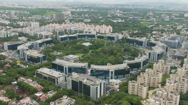 Drone View of Pune IT Park,
Information Technology Park Pune,
Modern IT Park in Pune,
Pune Technology Park