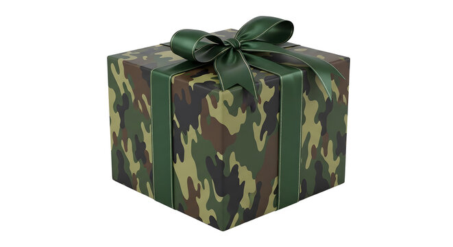 gift box camouflage pattern