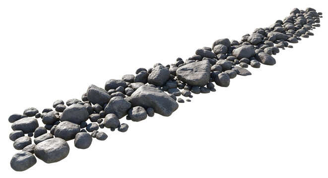 stone path line